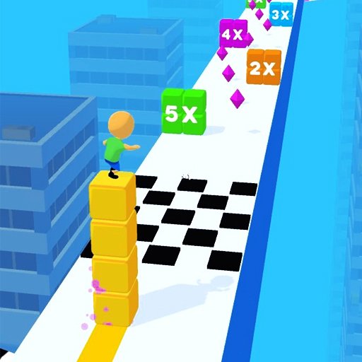 Игра Стек Куб Серфер 3Д