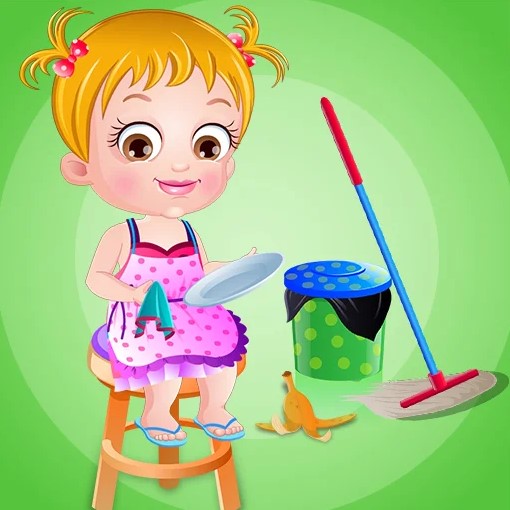 Игра Малышка Хейзел: Время Уборки