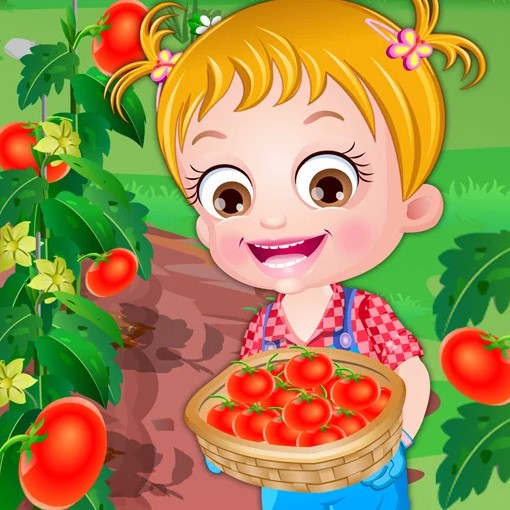Игра Малышка Хейзел: Выращивание Томатов