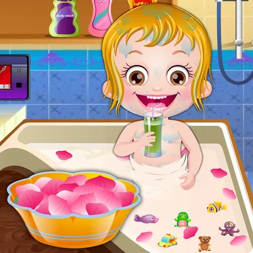 Игра Малышка Хейзел: Королевская Ванна Игра Малышка Хейзел: Королевская Ванна