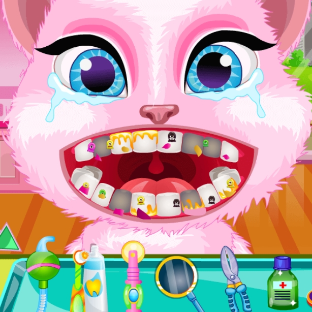 Игра Милый Стоматологический Салон для Домашних Животных Игра Милый Стоматологический Салон для Домашних Животных