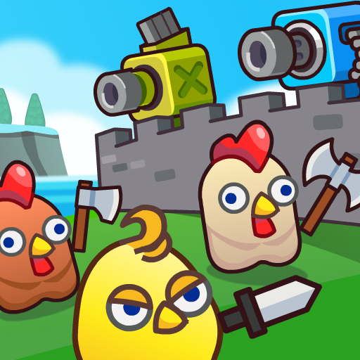 Игра Объедини Пушки: Куриная Защита