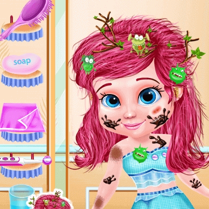 Игра Грязный Макияж Маленькой Русалки