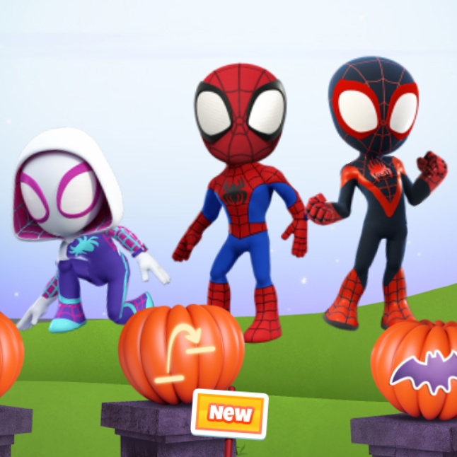 Игра Хэллоуин Микки Мауса и Паучка