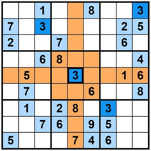 Игра Судоку 9х9 Игра Судоку 9х9
