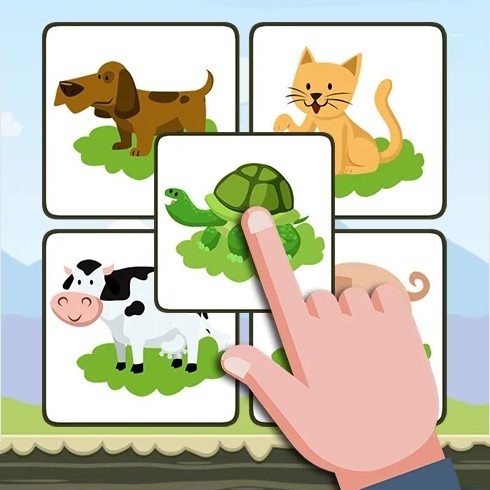 Игра Найди Пару - Учим Английский