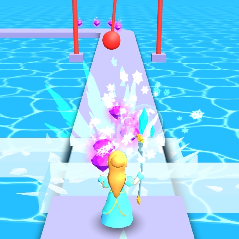 Игра Гонка Снежной Королевы