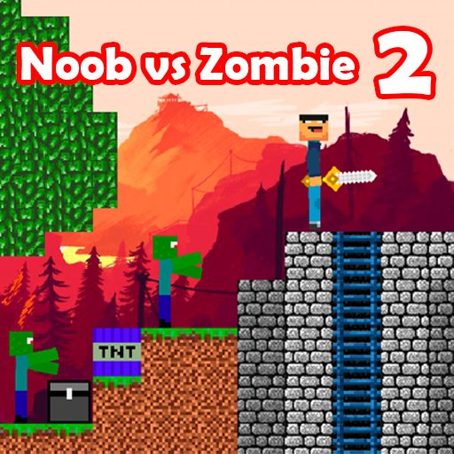 Игра Майнкрафт 2Д: Против Зомби 2