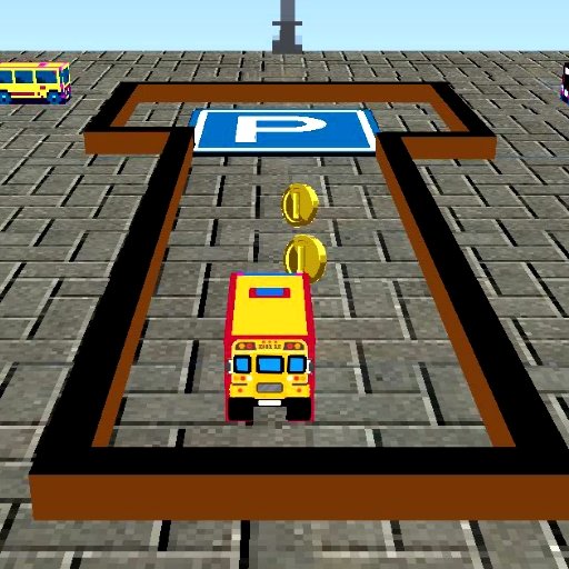 Игра 3D Парковка Школьного Автобуса