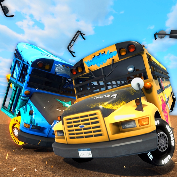 Игра Школьный Автобус: Разрушительное Дерби