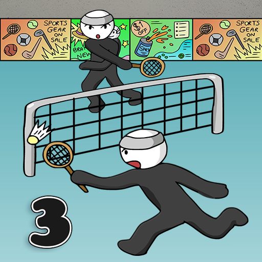 Игра Стикмен: Бадминтон 3