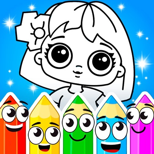 Игра Раскрашивание Кукол