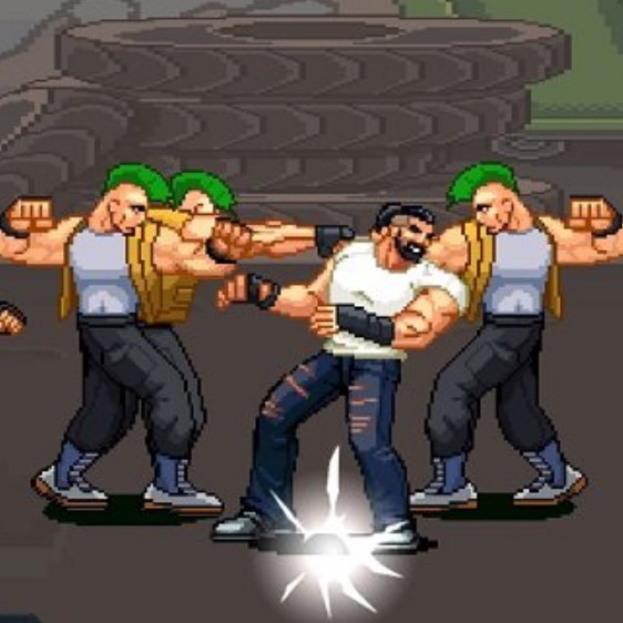 Игра Уличные Драки Бандитов 2Д Игра Уличные Драки Бандитов 2Д