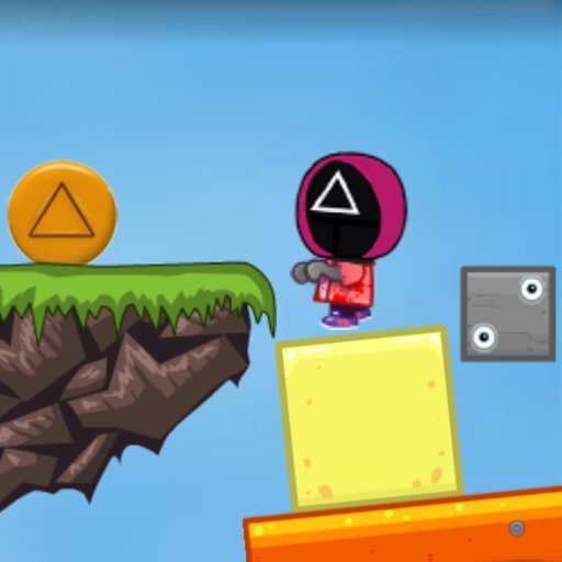 Игра Игрок Кальмар Собирает Конфеты 2D