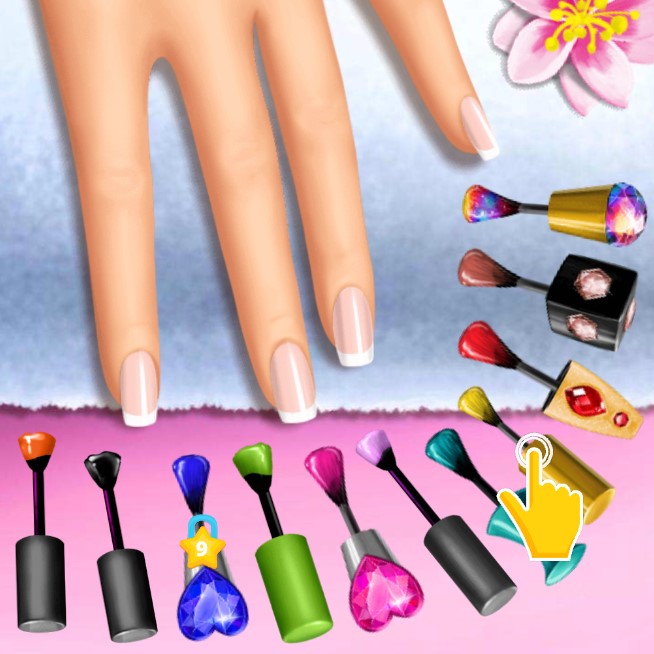 Игра Королевский Дизайн Ногтей DIY