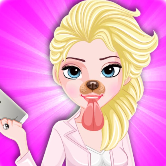 Игра Эльза и Снапчат