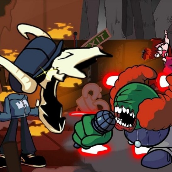 Игра ФНФ Стрим Таби и Трикки (Геноцид+Безумие)