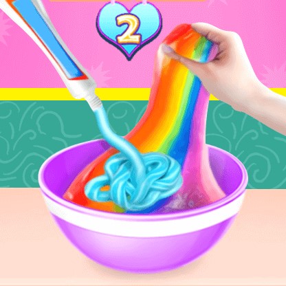 Игра Мастер Приготовления Слайма для Макияжа 2
