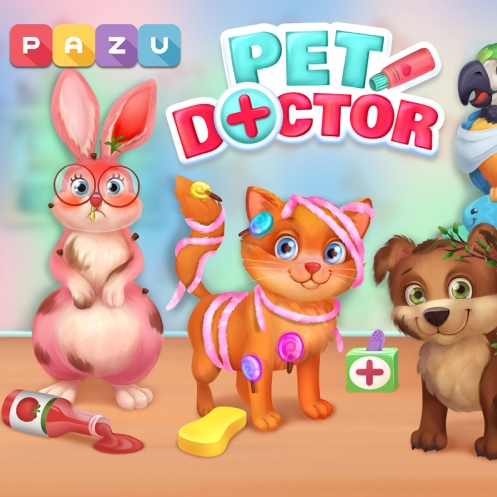 Игра Уход Врача за Милым Домашними Животными Игра Уход Врача за Милым Домашними Животными