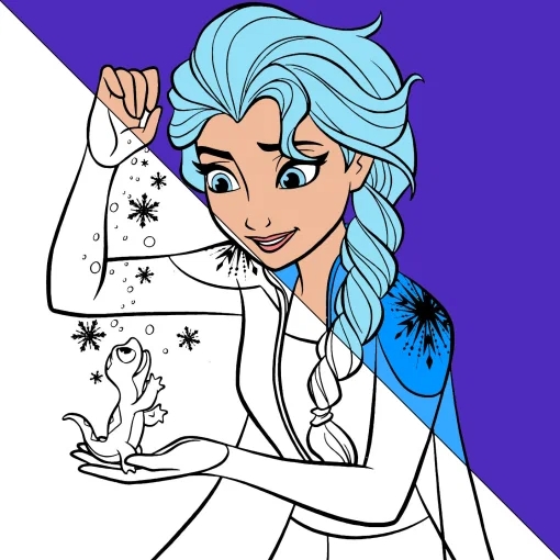 Игра Холодное Сердце - Новые Раскраски