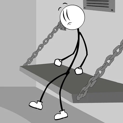 Игра Стикмен в Тюрьме: Задача Сбежать