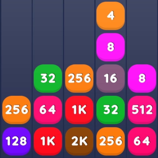 Игра Слияние 2048 Кубиков