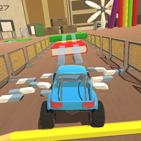 Игра Препятствия для Игрушечной Машинки