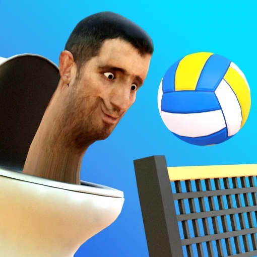 Игра Скибиди Играет с Мячем