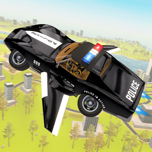 Игра Летающий Автомобиль Полиции Игра Летающий Автомобиль Полиции