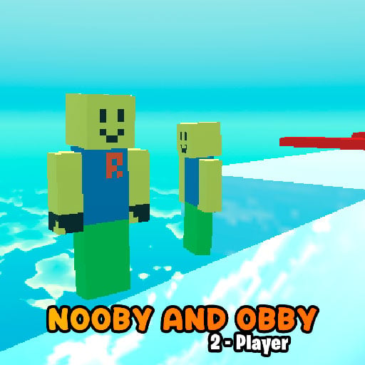 Игра Нуб и Обби 2 Игрока