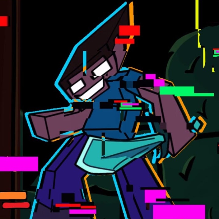 Игра FNF Pibby Corrupted Minecraft Steve