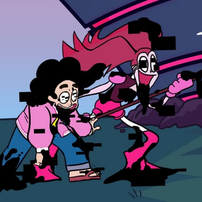 Игра FNF vs Pibby Steven & Spinel