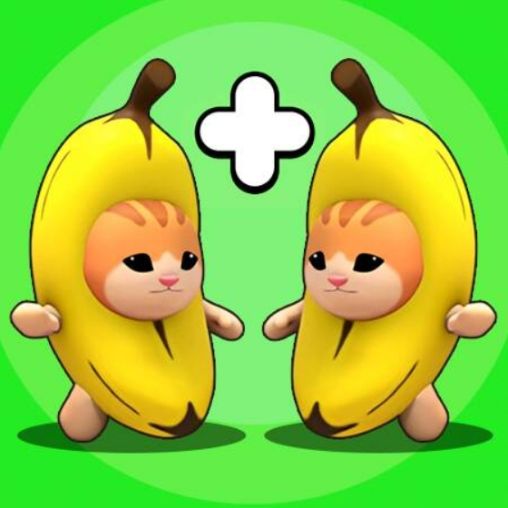 Игра Merge Master Banana Cat