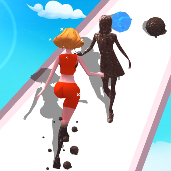 Игра Девушка Красотка Бежит 3D