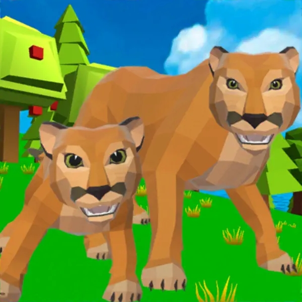 Игра Симулятор Кугуара: Большие Кошки