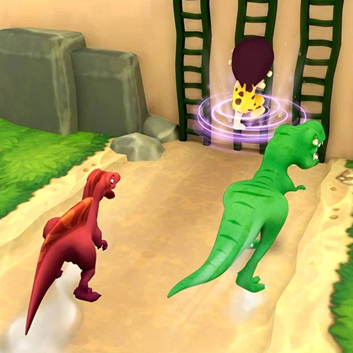 Игра Dinosaur Shifting Run: Игра-Пазл