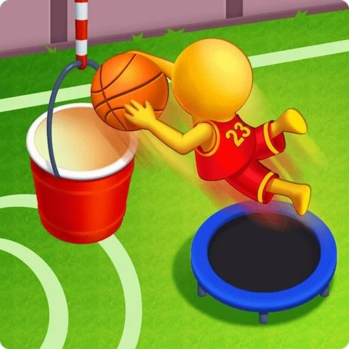 Игра Баскетбол на Батуте 3D