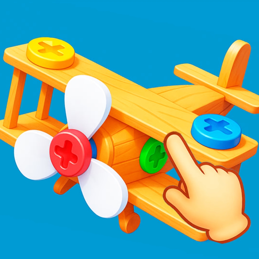 Игра Возьми Винт: 3D Пазл!