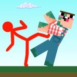 Игра Красный Стикмен Против Крафтманса Игра Красный Стикмен Против Крафтманса