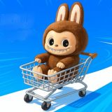 Игра Лабубу Гоняет на Тележке Игра Лабубу Гоняет на Тележке