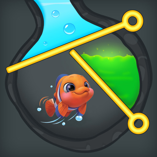 Игра Вытащи Штифт: Спасение Рыбы