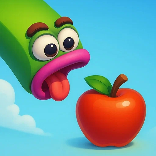 Игра Яблочный Червячок: Русская Змейка