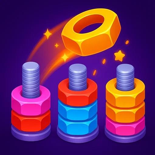 Игра Nuts Color Sort Puzzle