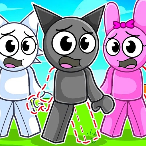 Игра Спрунки, Собери Все Части Тела! Игра Спрунки, Собери Все Части Тела!
