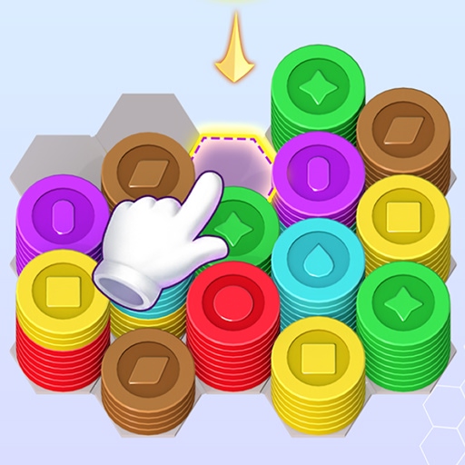 Игра Сортировка Монет по Цвету Игра Сортировка Монет по Цвету
