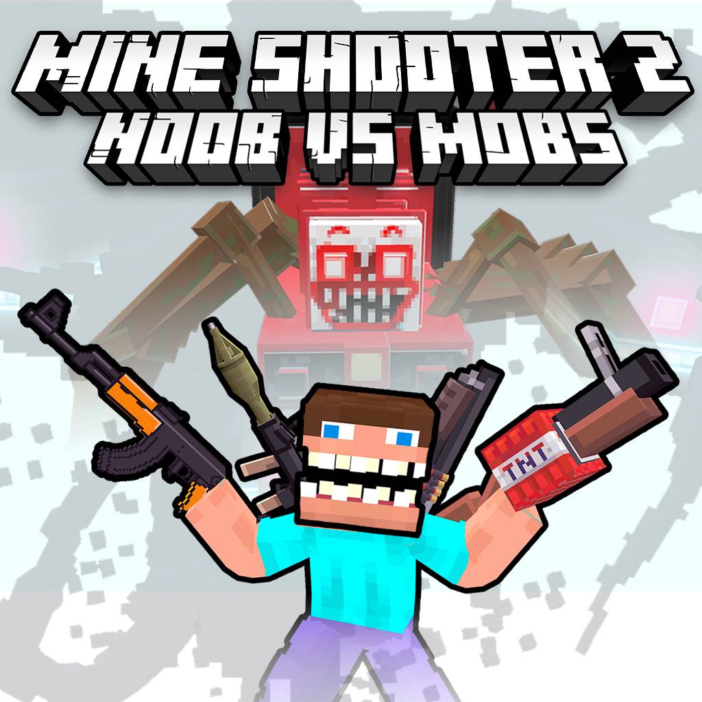 Игра Майн Шутер 2: Новичок Против Мобов
