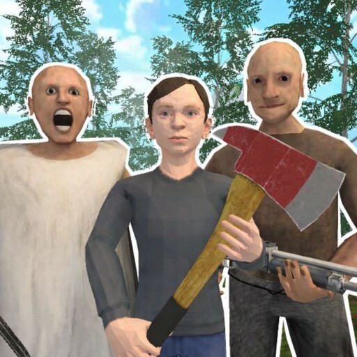 Игра Скулбой и Гренни 2: Выживание в Лесу Игра Скулбой и Гренни 2: Выживание в Лесу