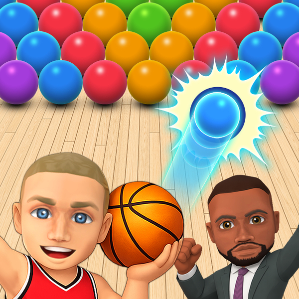 Игра Бабблшутер X Баскетбол 3D