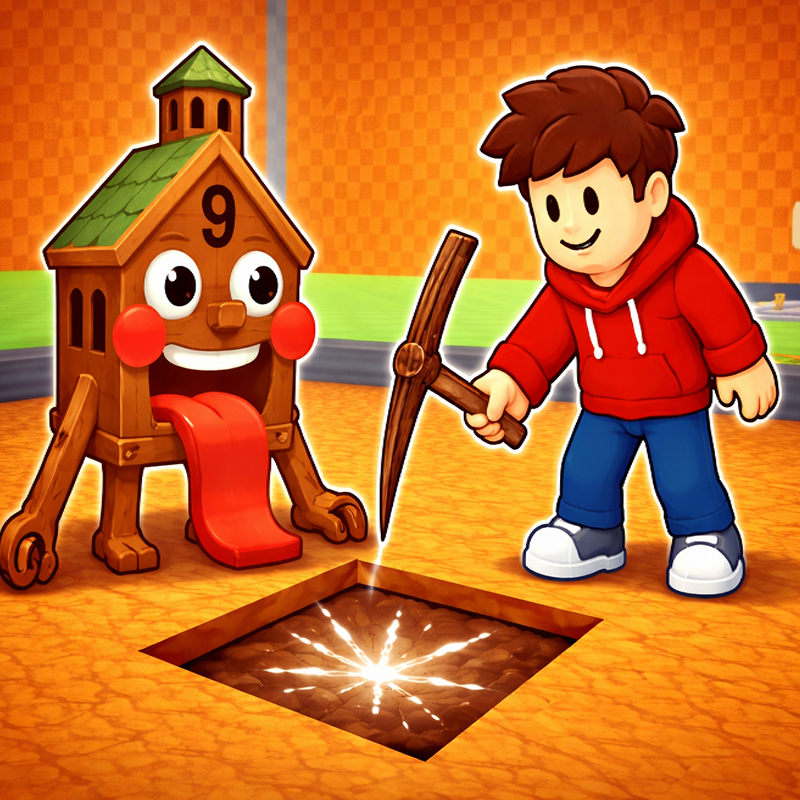 Игра Обби Диг Брейнротс