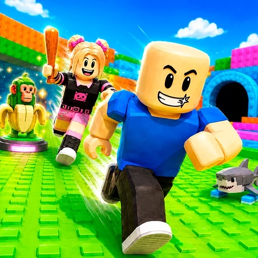 Игра Кради и Лови Обби: Мини-Игры Игра Кради и Лови Обби: Мини-Игры